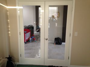 Clear Frost Deco Film - Interior Home Office In Land O Lakes Florida (Before & After) (1)