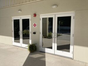 Window Tinting in Lutz, FL   
Solargard - Sentinel 25 OSW on entrance doors (1)